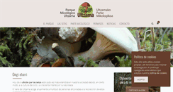Desktop Screenshot of parquemicologico.com